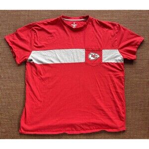 Kansas City Chiefs Fanatics 3XL Red Pocket T-Shirt NFL
